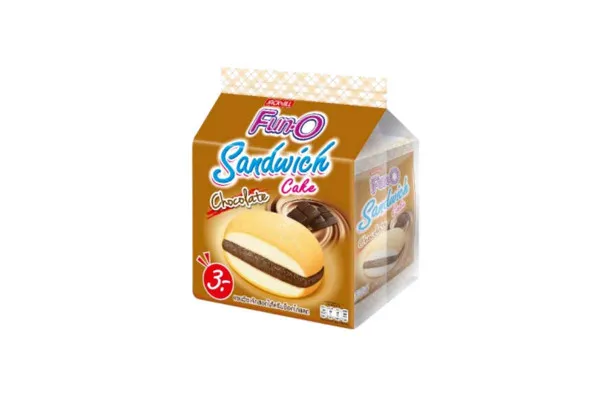 FUN-O, Sandwich Cake, Chocolate - 13 g x 288 pcs