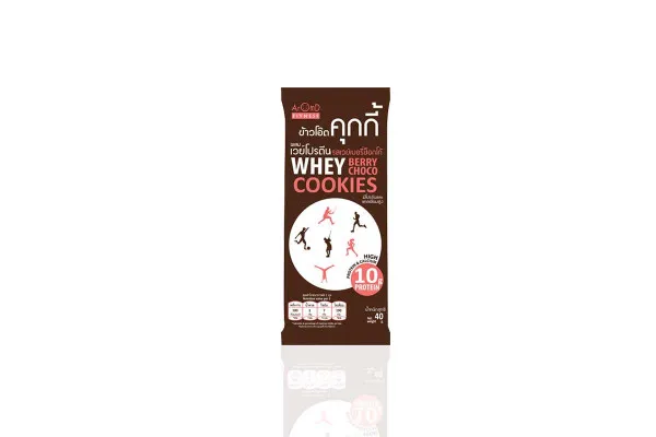 AROM-D Whey Oat Cookie, Berry Choco - 40 g