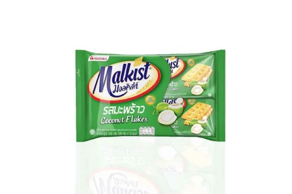 MALKIST Cracker, Coconut Flakes - 38 g