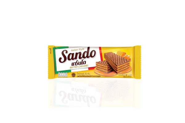 SANDO Wafer, Butter Caramel - 35 g