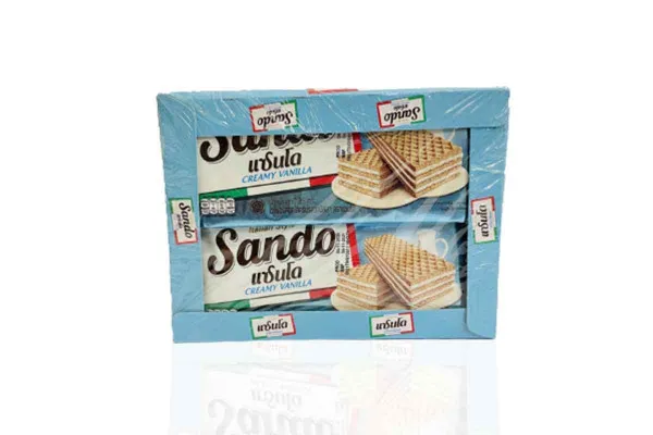 SANDO Wafer, Creamy Vanilla - 35 g