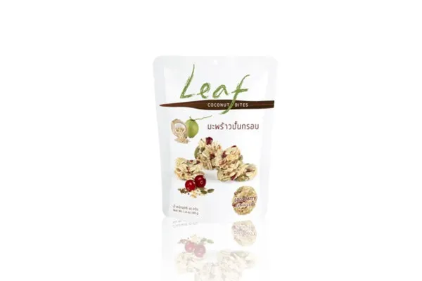 LEAF Coconut Bites, Coco Berry - 40 g