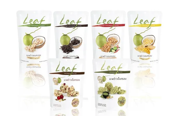 LEAF, Coconut Chips & Bites Healthy Fruit Snacks