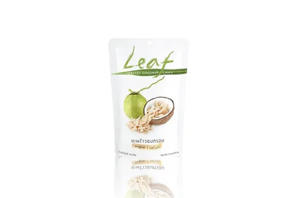 LEAF Coconut Chips, Original - 40 g