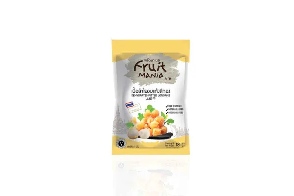 FRUIT MANIA, Dehydrated Pitted Longans - 18 g