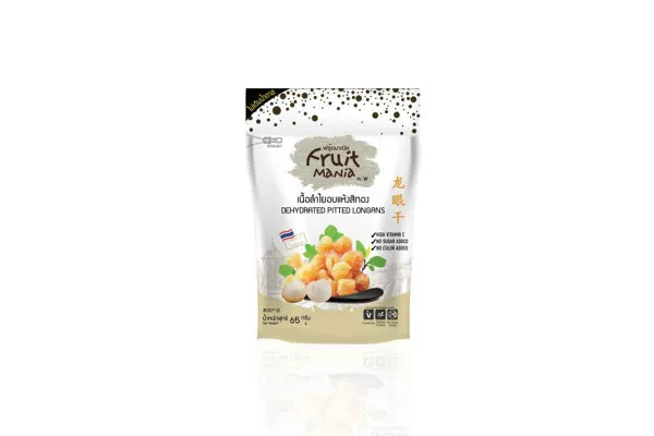 FRUIT MANIA, Dehydrated Pitted Longans - 65 g