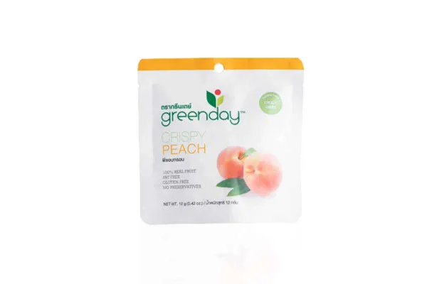 GREENDAY Crispy, Peach - 12 g