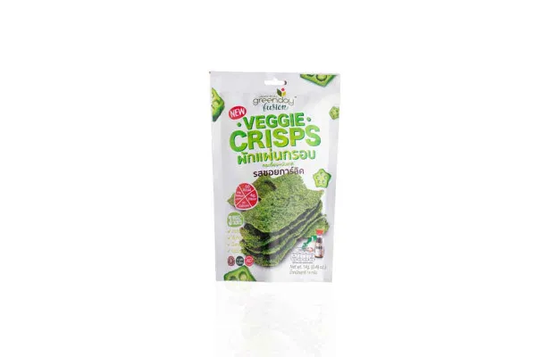 GREENDAY Veggie Crisp, Soy Garlic - 14 g