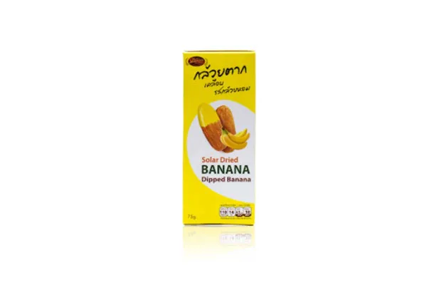 PAPIEN Solar Dried Banana, Dipped Banana - 75 g