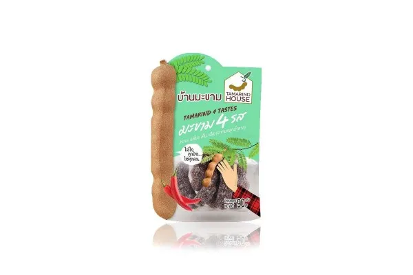  TAMARIND HOUSE, Sweet Tamarind with Sugar 4 Flavors - 90 g