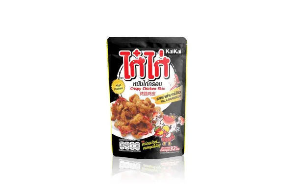 KAIKAI Crispy Chicken Skin, Mala BBQ - 32 g