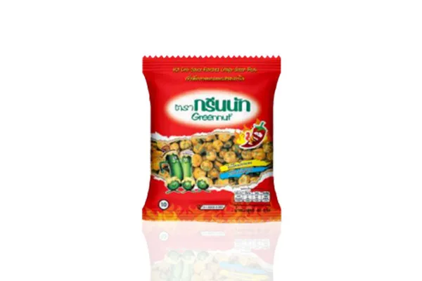 GREENNUT Green Pea Snack, Chili Sauce - 40 g