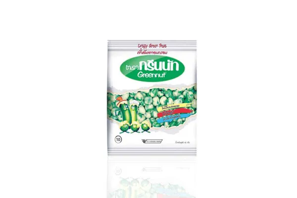 GREENNUT Green Pea Snack, Original - 40 g