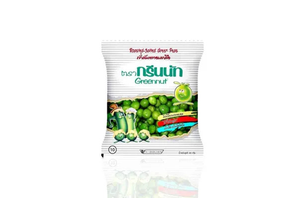 GREENNUT Green Pea Snack, Salted - 44 g