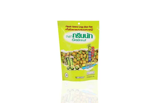 GREENNUT Green Pea Snack, Wasabi - 62 g