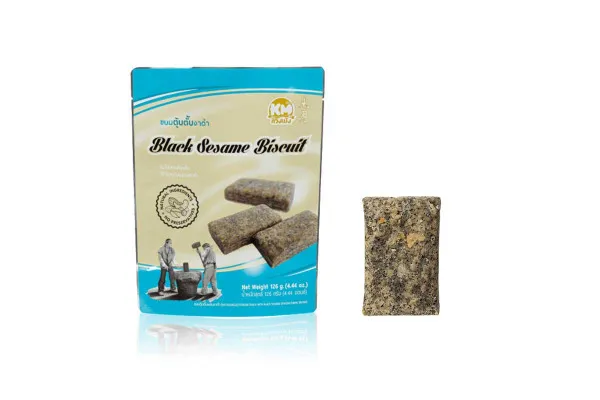KM SNACK, Black Sesame Biscuit - 126 g x 24 pcs
