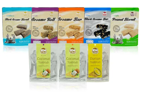 KM SNACK,Seasame Bar Peanut Bar & Toobtub