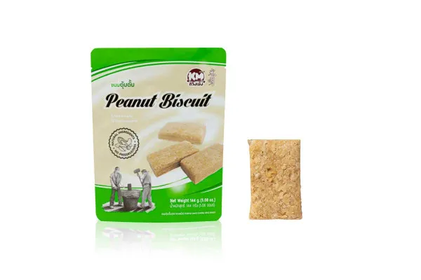 KM SNACK, Peanut Biscuit - 144 g