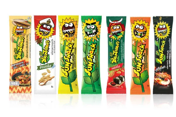 SUNSNACK,Roasted Sunflower Kernel Coated Flavors - 12 g