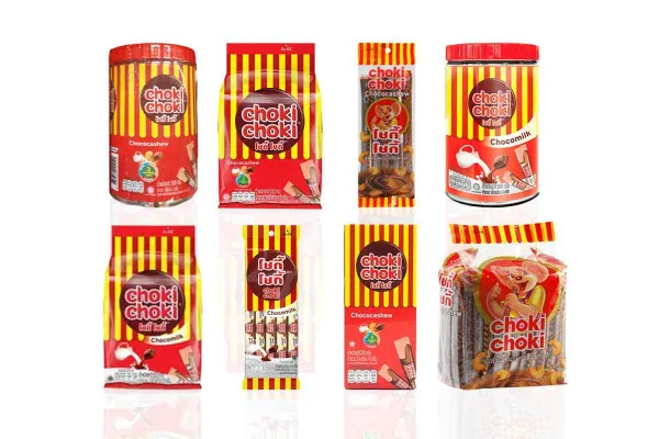 CHOKI CHOKI Choco Cashew and Milk Biscuit Stick