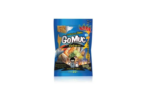 GOMUC Shreded Squid, Tomyum Seedfood - 22 g