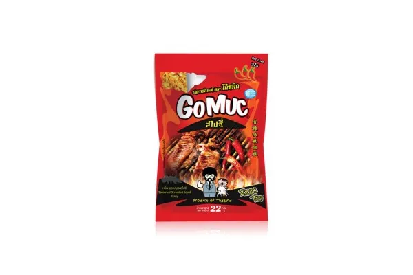 GOMUC Shreded Squid, Spicy - 24 g