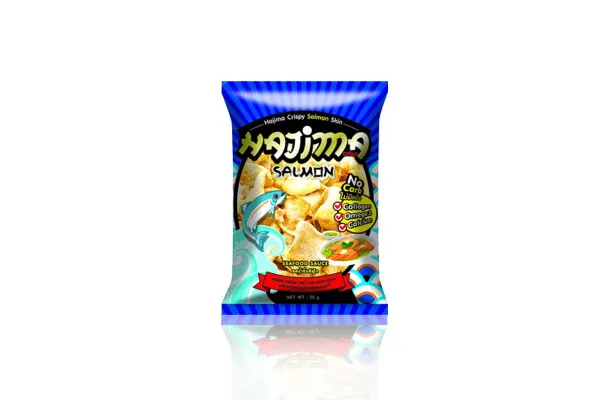 HAJIMA Crispy Salmon Skin, Seafood Sauce - 20 g