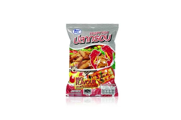 TVI Crispy Fish, BBQ - 80 g