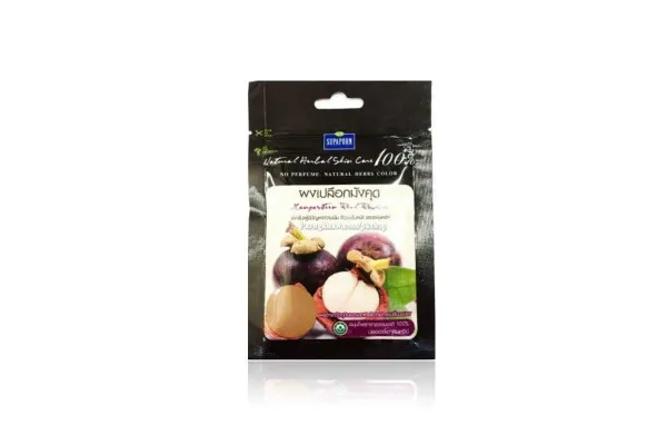 SUPAPORN Facial Scrub Powder, Mangosteen Rind - 20 g.