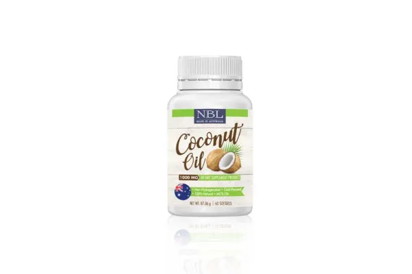 NUBOLIC coconut oil - 1000 mg x 60 capsules