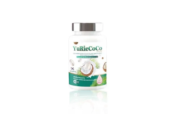 YURIECOCO, Coconut Oil with Collagen - 40 capsules