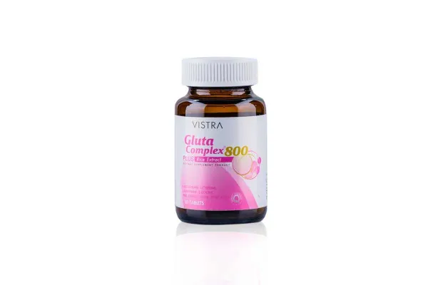 VISTRA Gluta Complex 800 Plus Rice Extract - 30 tablets