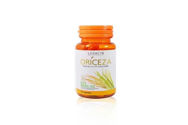 ORICEZA Rice Brand Oil with CoQ10 - 60 capsules