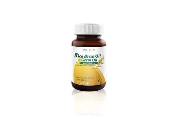 VISTRA, Rice Bran, Germ and Wheat Germ Oil - 1000 mg x 40 capsules