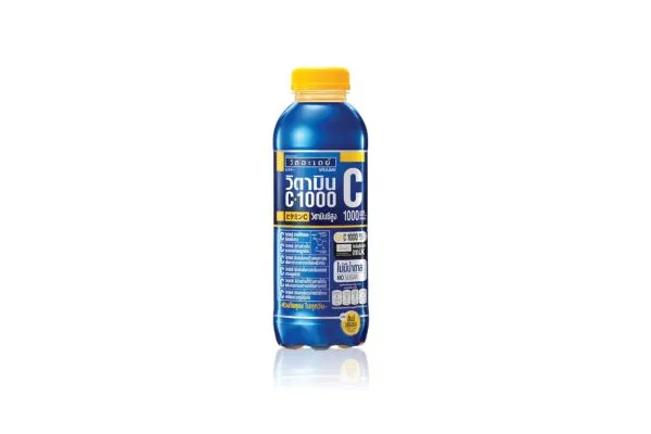 VITADAY Vitamin Water C 1000, Honey Lemon - 480 ml