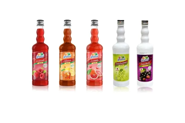 DING FONG Fruit Squash in Various Flavors