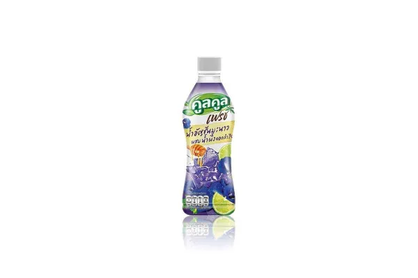 KOOL KOOL Fresh, Butterfly Pea Lemon Mixed with Longan Flower Honey - 280 ml.