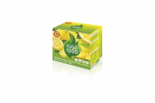 NATUREGIFT Berna 1000, Lemon - 100 g (10 g x 10 sachets)