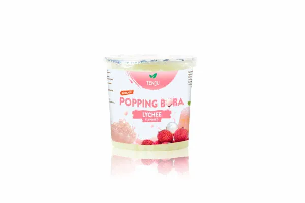 TENJU Popping Boba, Lychee Flavored - 1 Kg. x