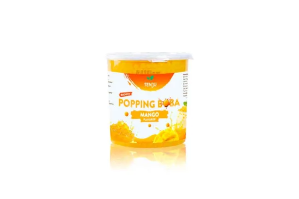 TENJU Popping Boba, Mango Flavored - 1 Kg.