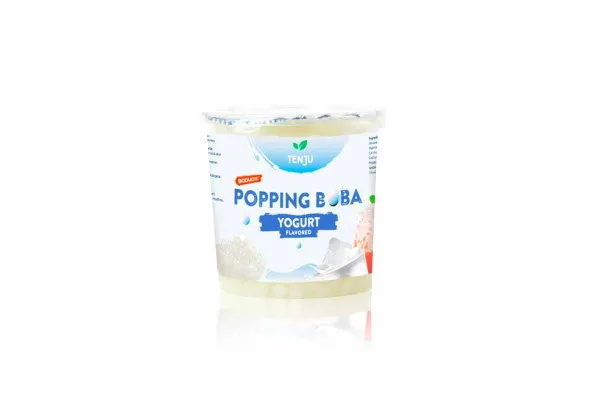 TENJU Popping Boba, Yogurt Flavored - 1 Kg. 