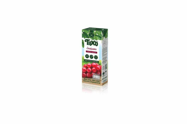 TIPCO 100% Fruit Juice, Red Grape Juice - 200 ml