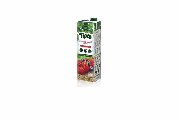 TIPCO 100% Fruit Juice, Cherry Berry Juice - 1,000 ml