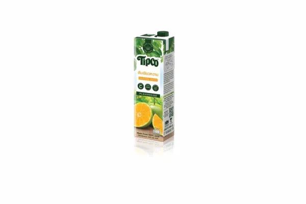 TIPCO 100% Fruit Juice, Tangerine Orange Juice - 1,000 ml