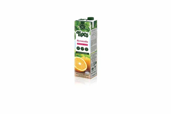 TIPCO 100% Fruit Juice, Valencia Orange Juice - 1,000 ml