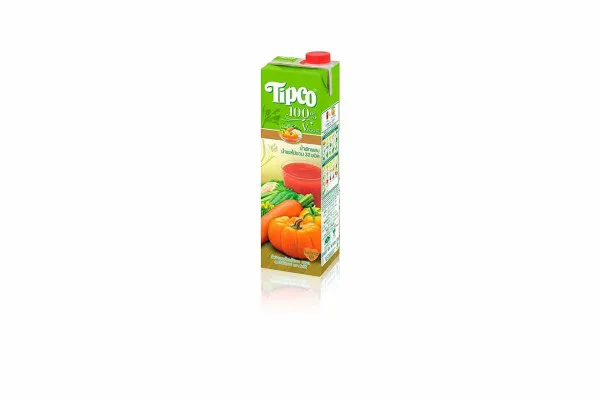 TIPCO 100% Veggie Juice, 32 Veggie Mixed Fruit Juice - 1,000 ml