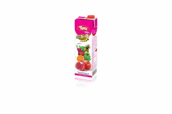 TIPCO 100% Veggie Juice, Pro Fiber Mixed Pomegranate - 1,000 ml