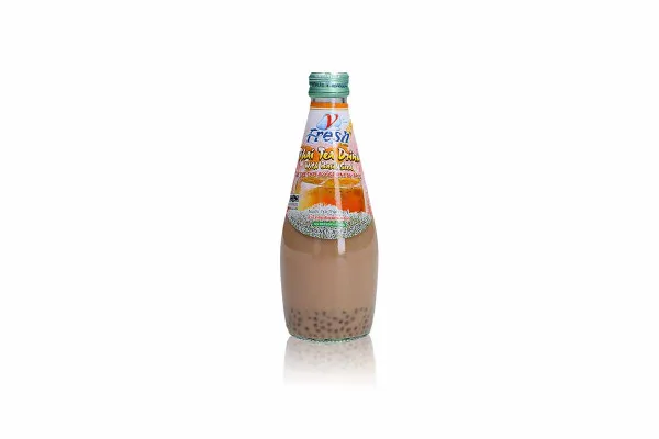 V FRESH Thai Tea Drink with Basil Seed (Halal) - 290 ml 