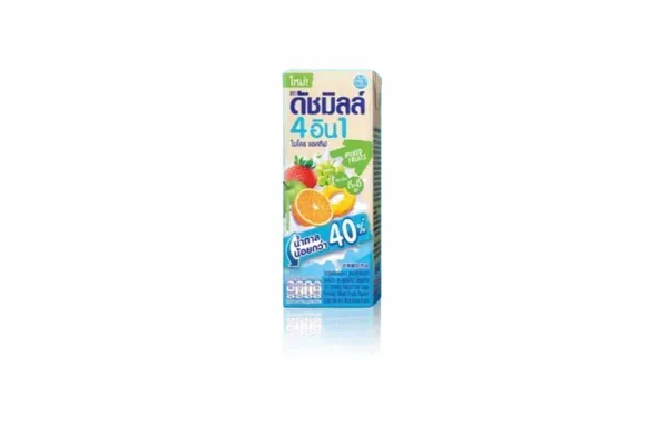 DUTCHMILL UHT Drinking Yoghurt, Mixed Fruit (Low Sugar) - 180 ml