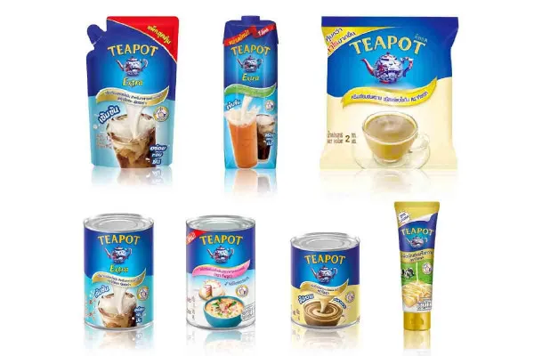 TEA POT Creamer, Sweetener & Condensed Milk